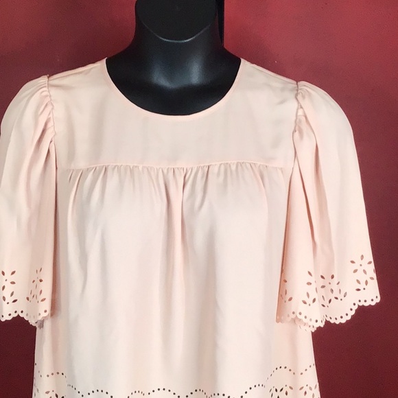 NWT KAARI BLUE SCALLOPED TOP SIZE XL - Picture 2 of 4